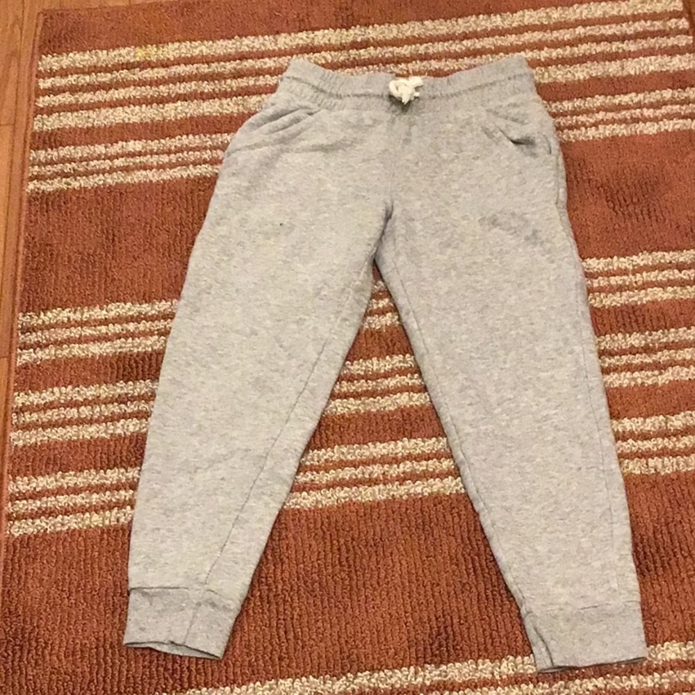 Sweat pants from target soft size 6 grayish white